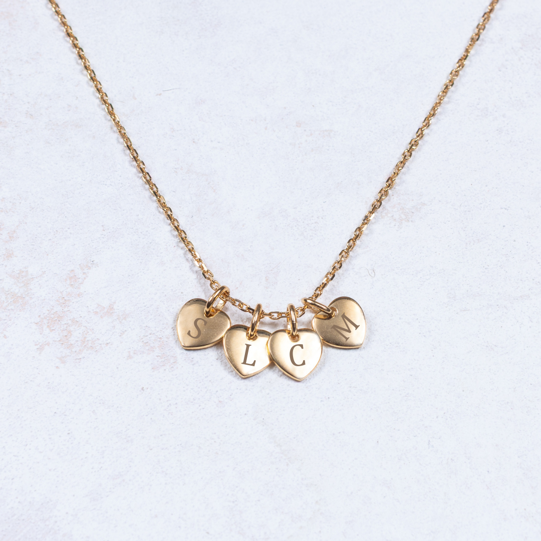 Collier Appoline - Personnalisable - 4 médailles