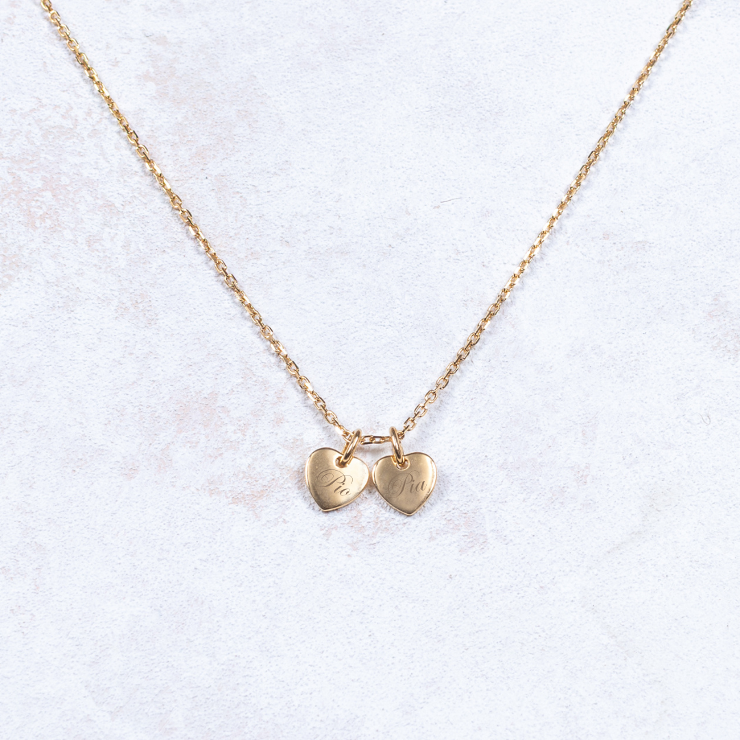 Collier Appoline - Personnalisable - 2 médailles