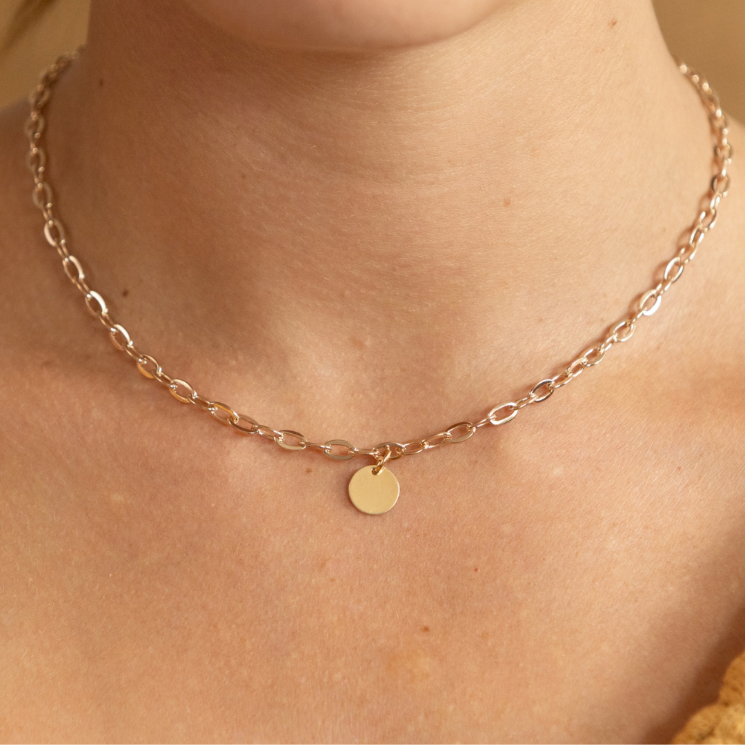 Collana Côme - 1 medaglia - Personalizzabile