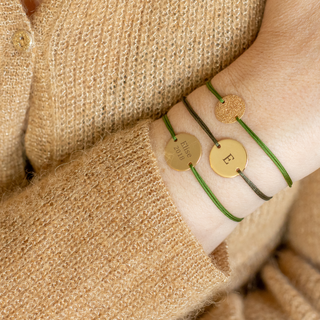 Armband Noé – Personalisierbar – Grün