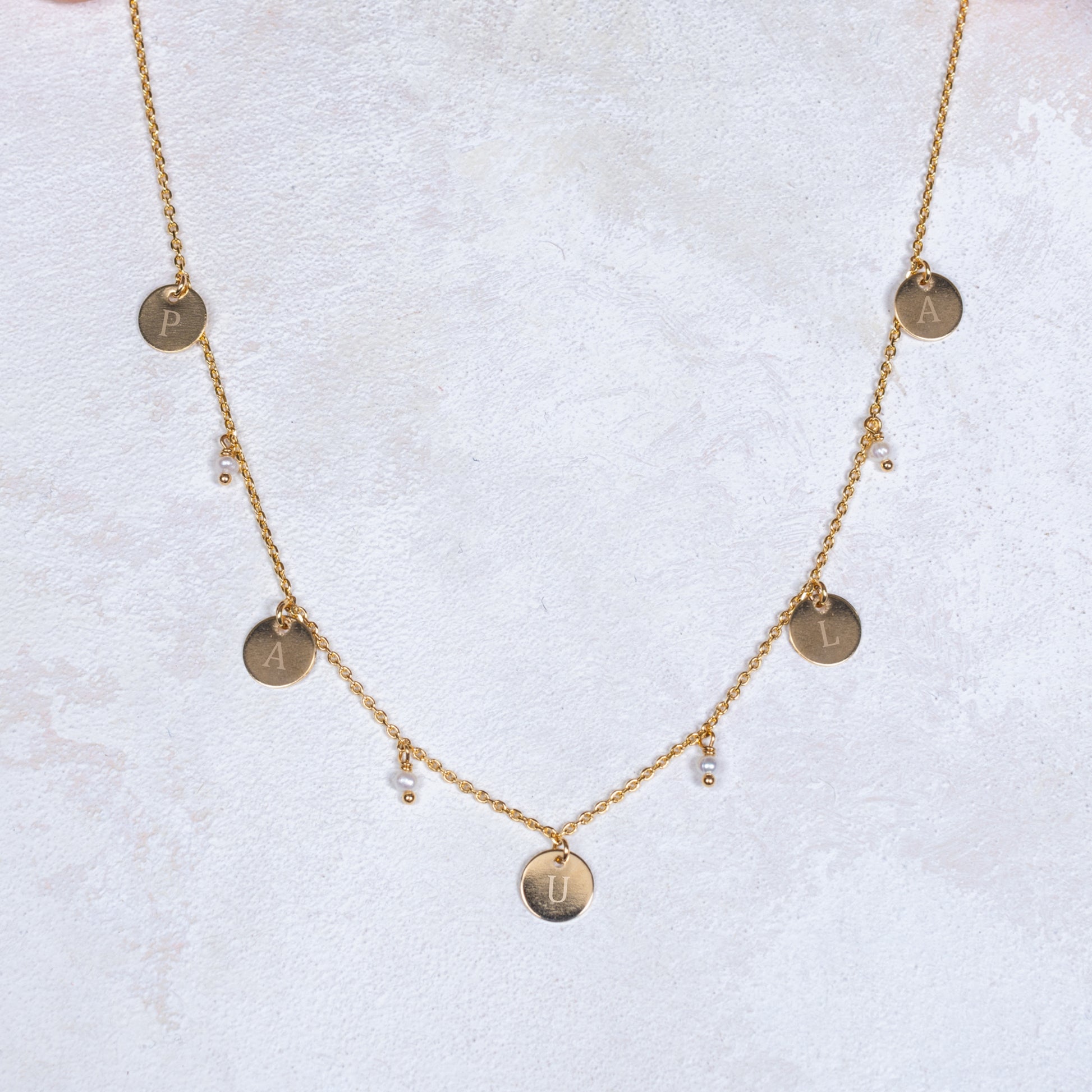 Célia-ketting - Groot model - Personaliseerbaar