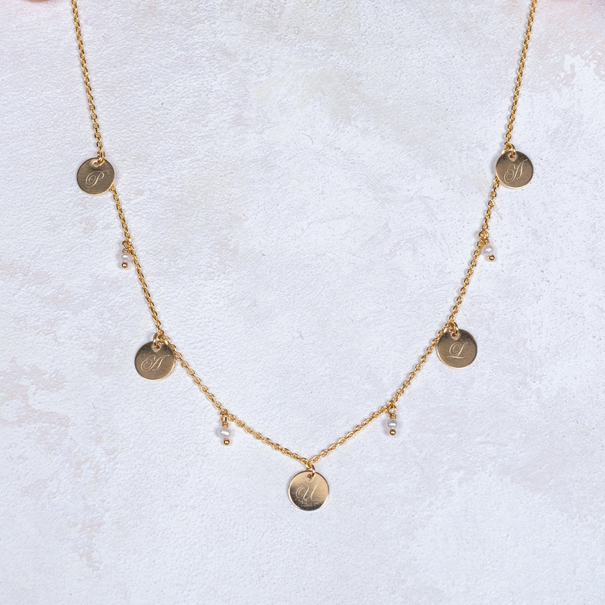 Célia-ketting - Groot model - Personaliseerbaar