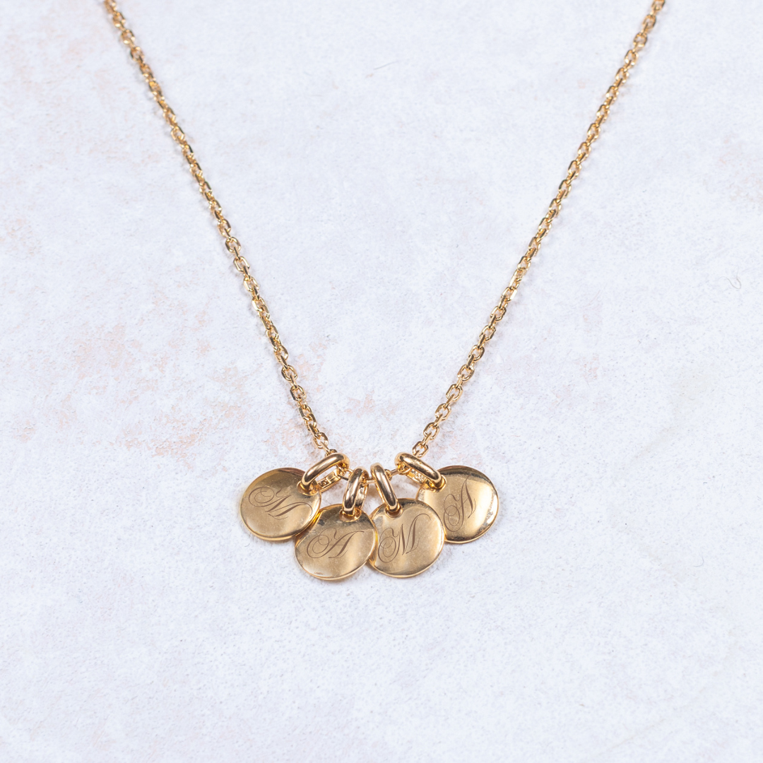 Collier Albane - Personnalisable - 4 médailles