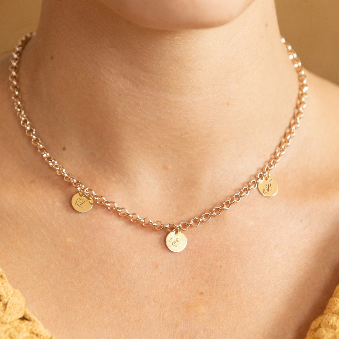 Collier Paul - 3 médailles - Personnalisable