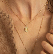 Collier Vierge Miraculeuse - Empierré - Personnalisable