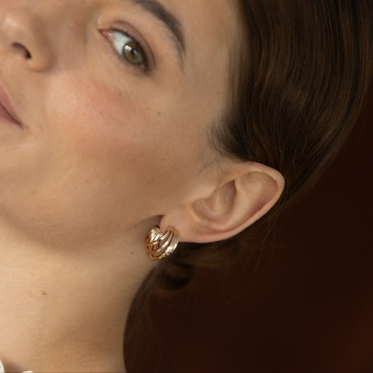 Boucles d'oreilles Arsène - Lisses