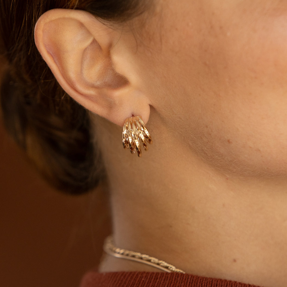 Boucles d'oreilles Arsène - Torsadées