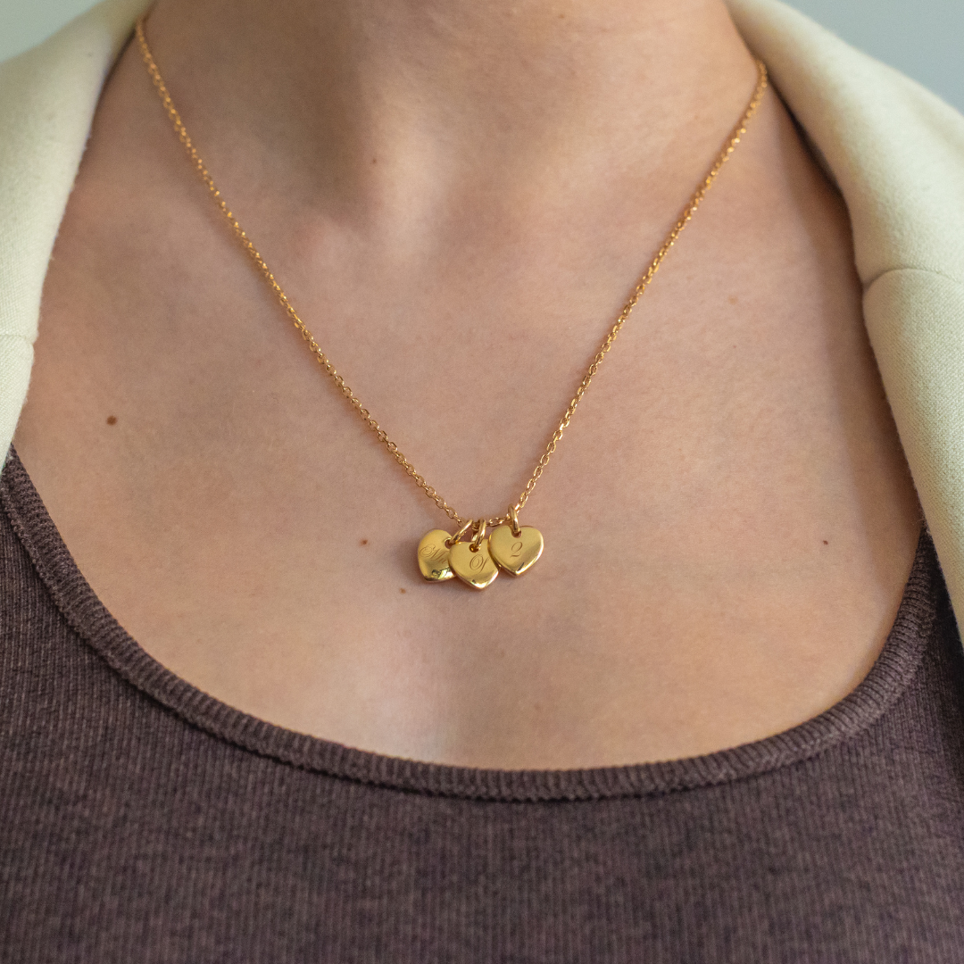 Ketting Appoline - Personaliseerbaar - 3 medailles