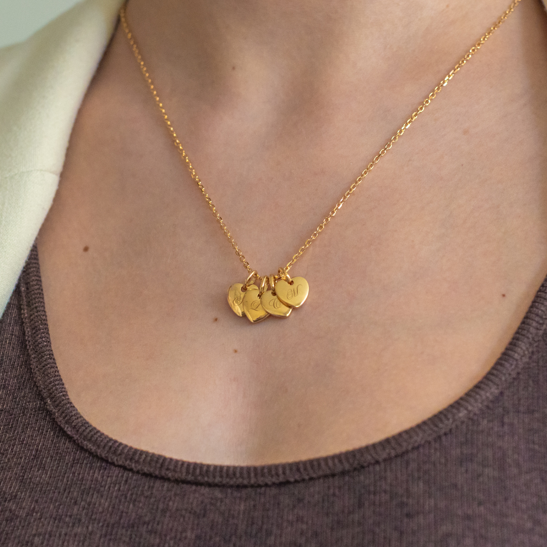 Collier Appoline - Personnalisable - 4 médailles