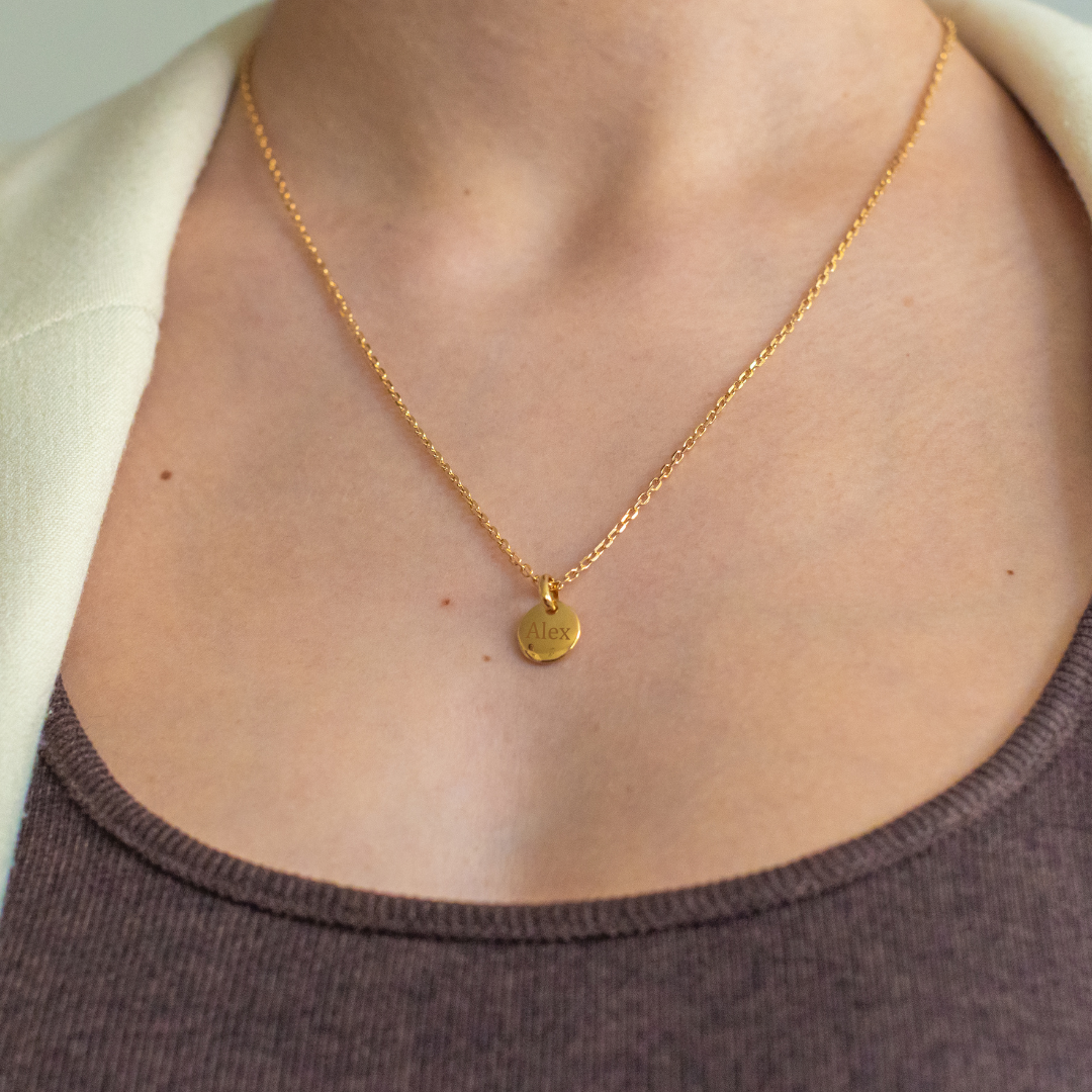 Collier Albane - Personnalisable - 1 médaille