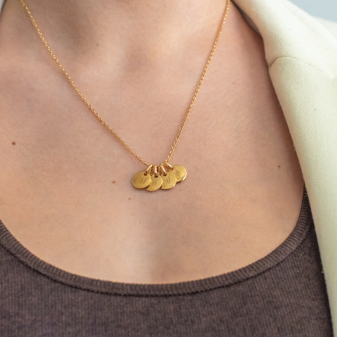Collana Albane - Personalizzabile - 4 medaglie
