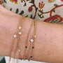 bracelet fin diane plaqué or