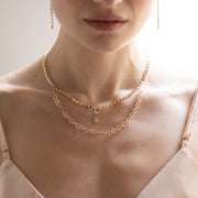 Collier plaque or alberic