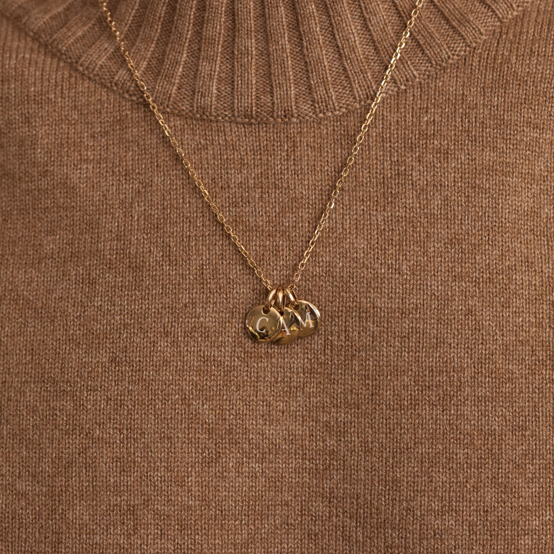 Collier Albane - Personnalisable - 3 médailles