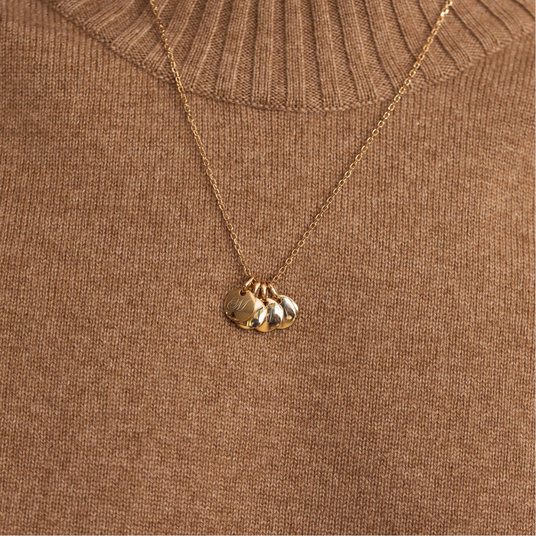 Collier Albane - Personnalisable - 4 médailles