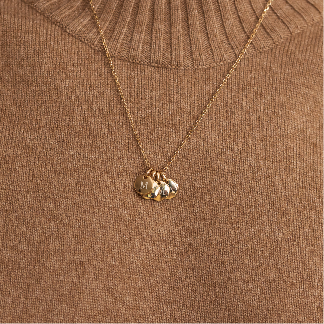 Collier Albane - Personnalisable - 4 médailles