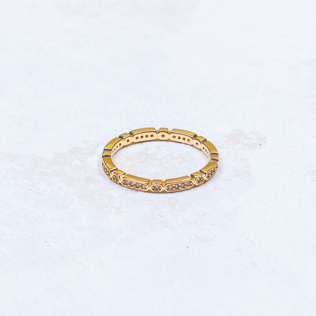 Bague Plaquée Or Ismène L'Atelier de Solène