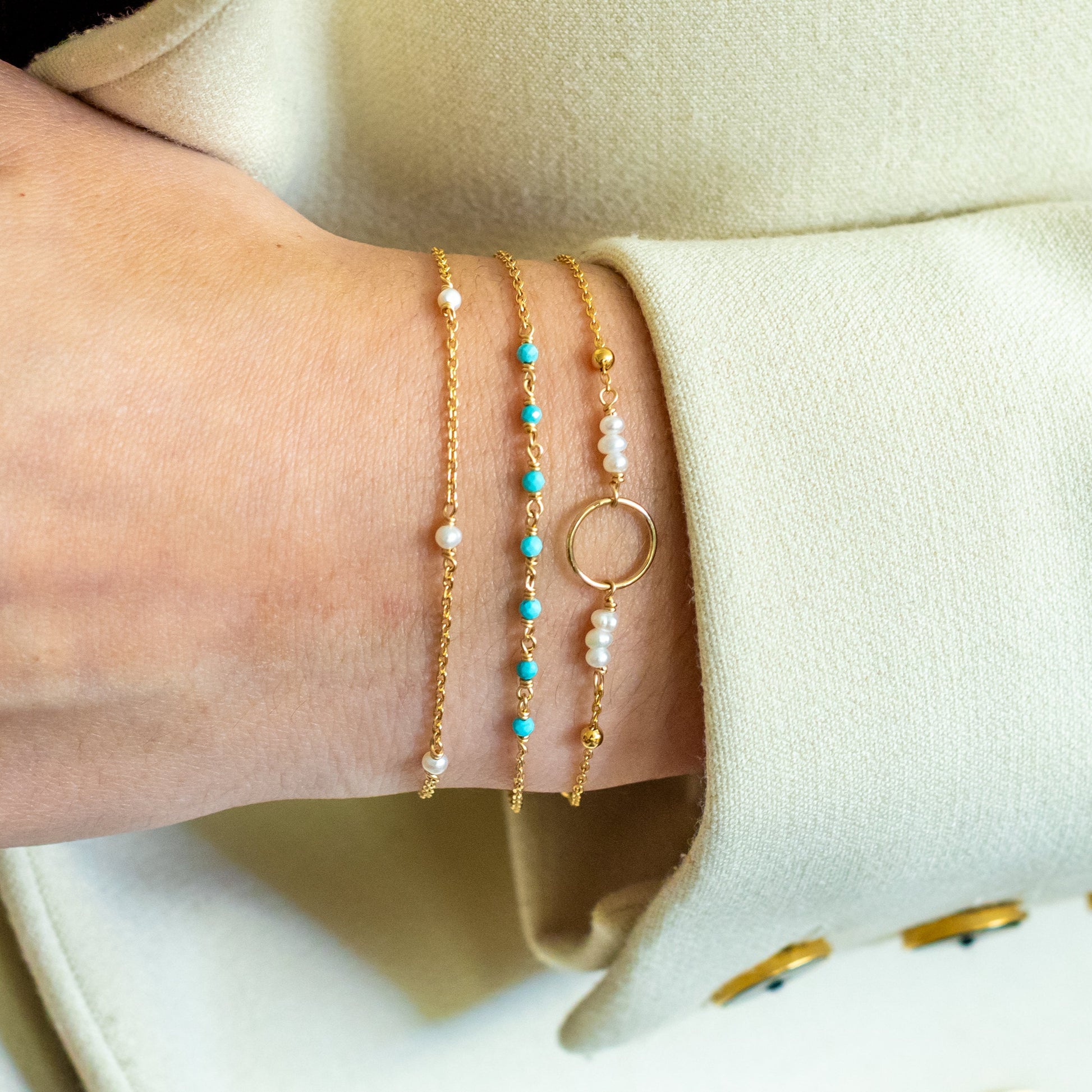 Bracciale Nora - Bianco