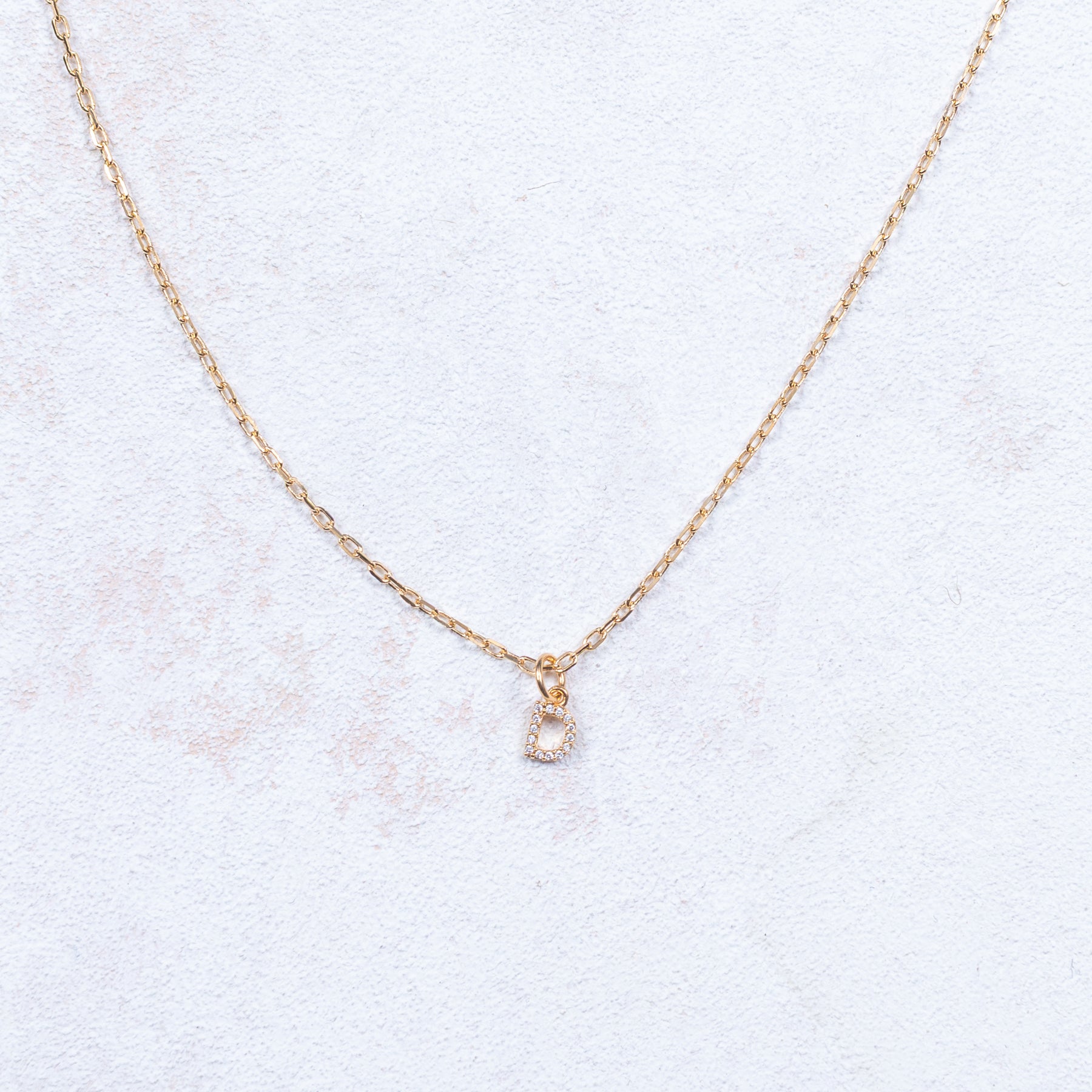 Collana con iniziale - Modello piccolo