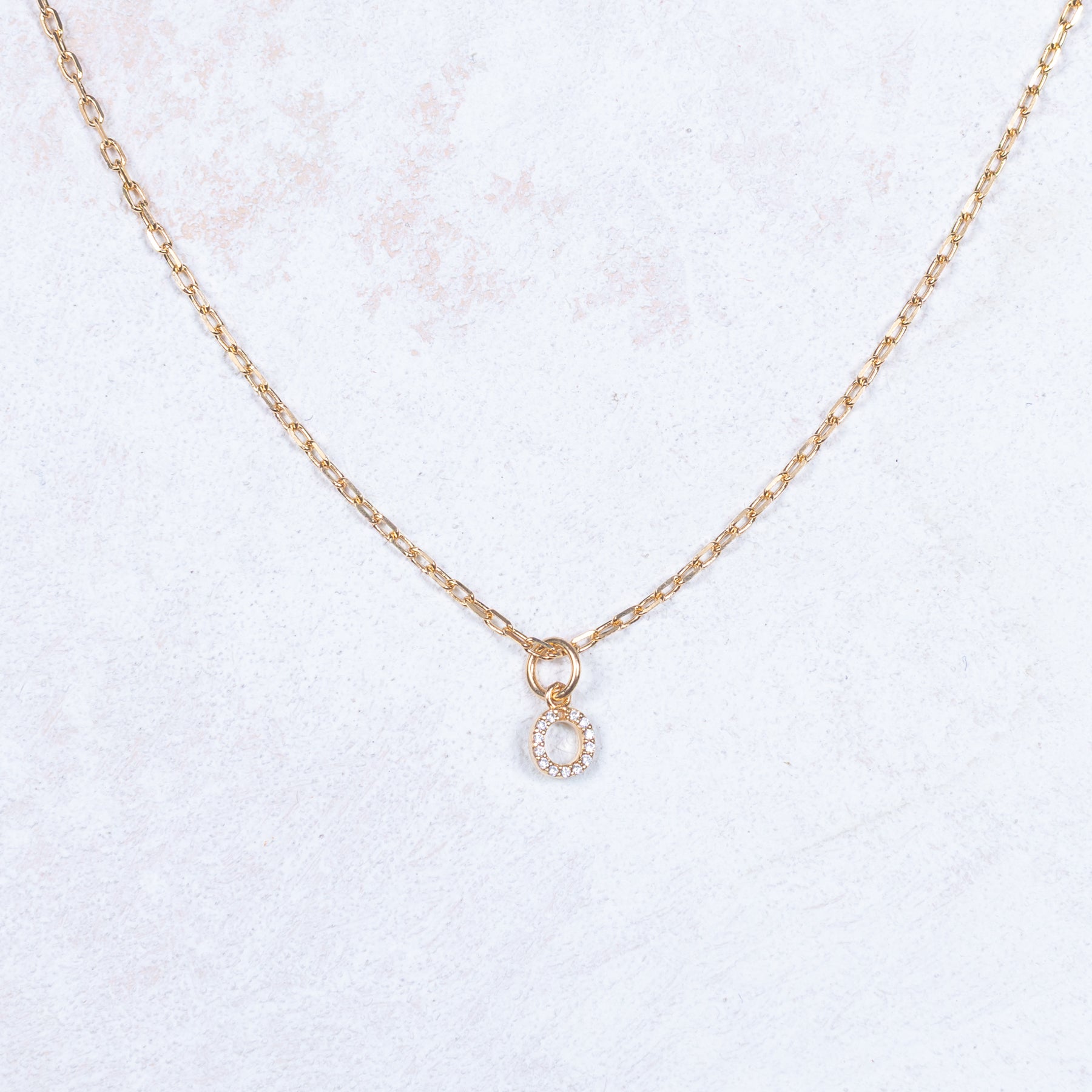 Collana con iniziale - Modello piccolo