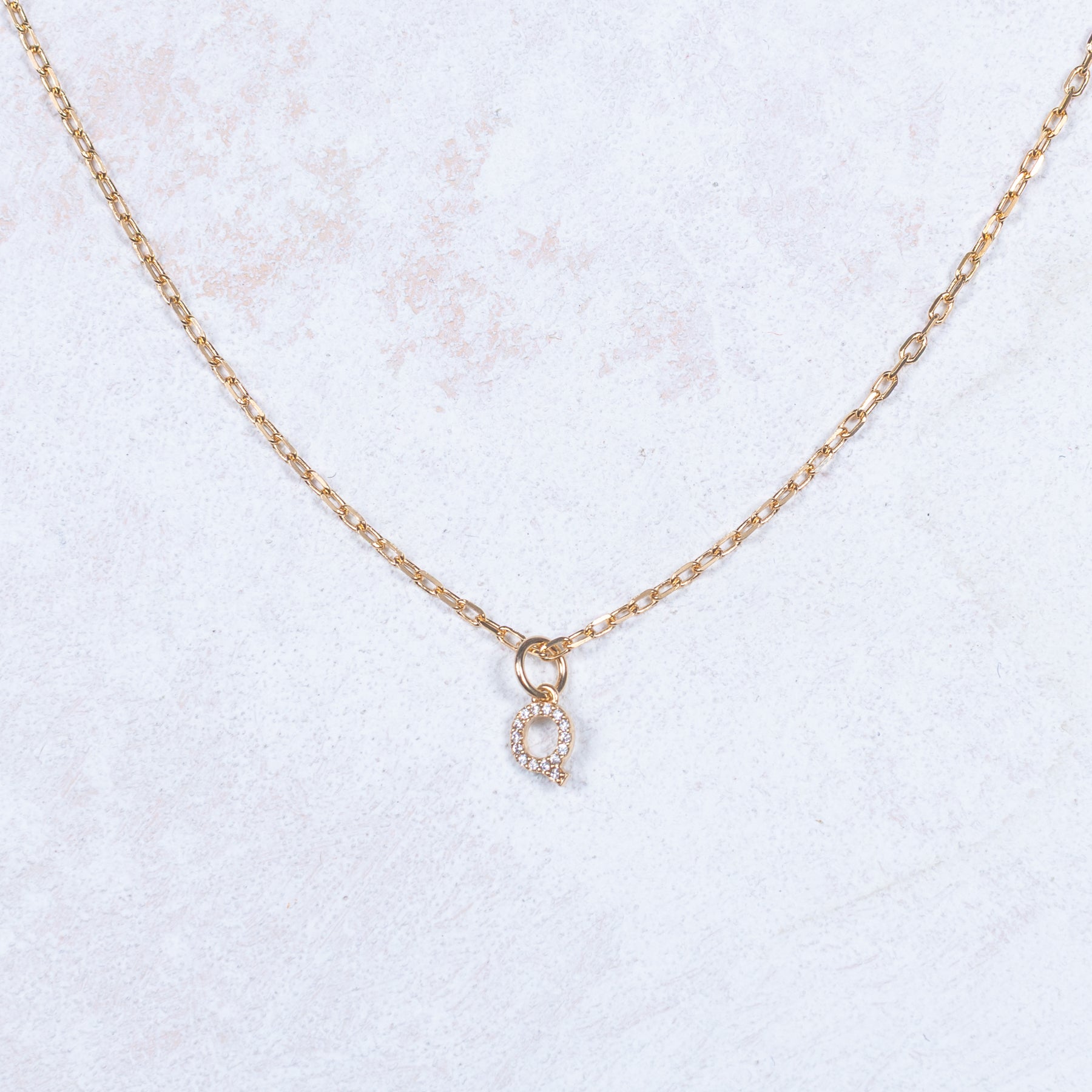 Collana con iniziale - Modello piccolo