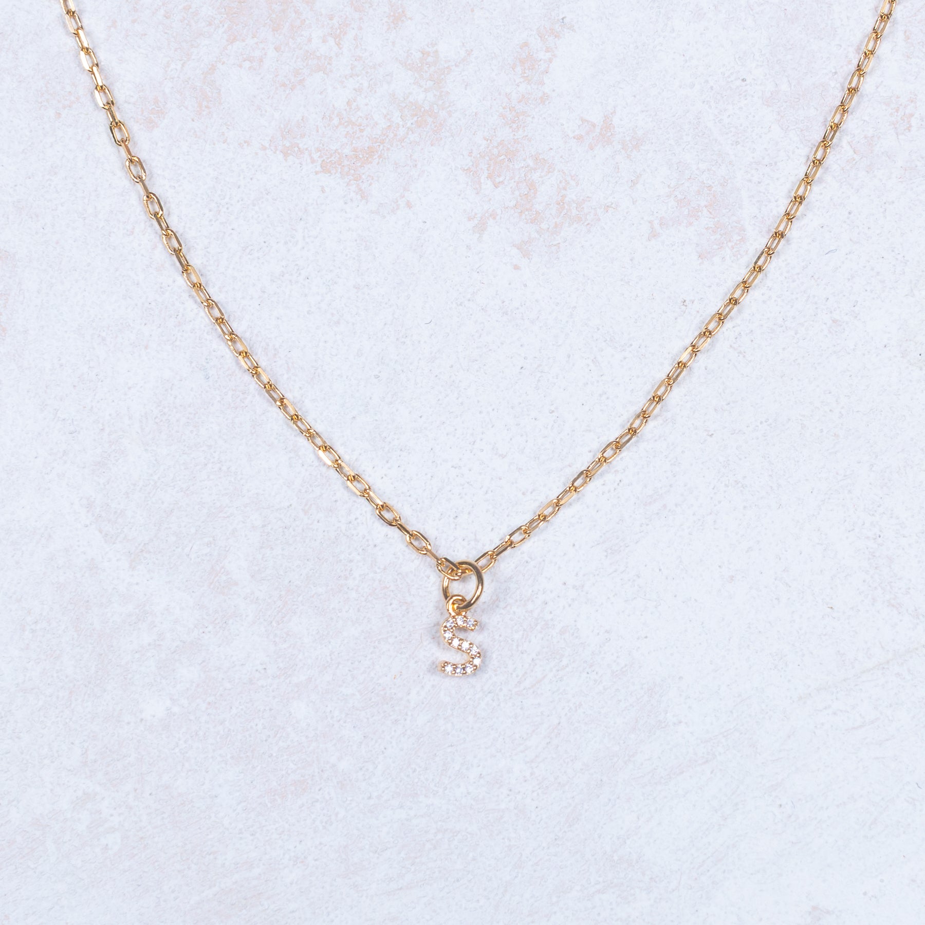 Collana con iniziale - Modello piccolo