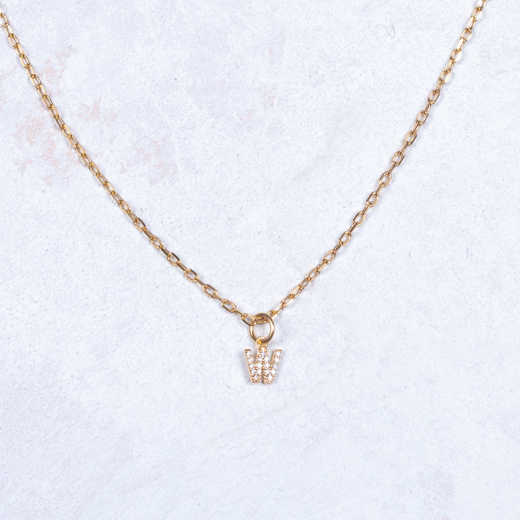 Collana con iniziale - Modello piccolo