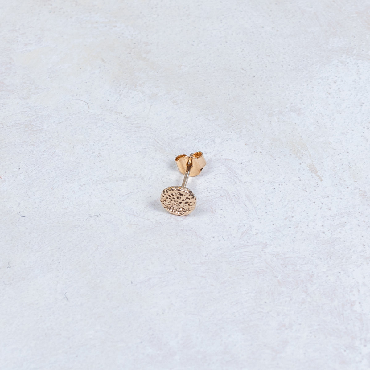 Boucle d´oreille carrée zébré plaquée or – Manoribel