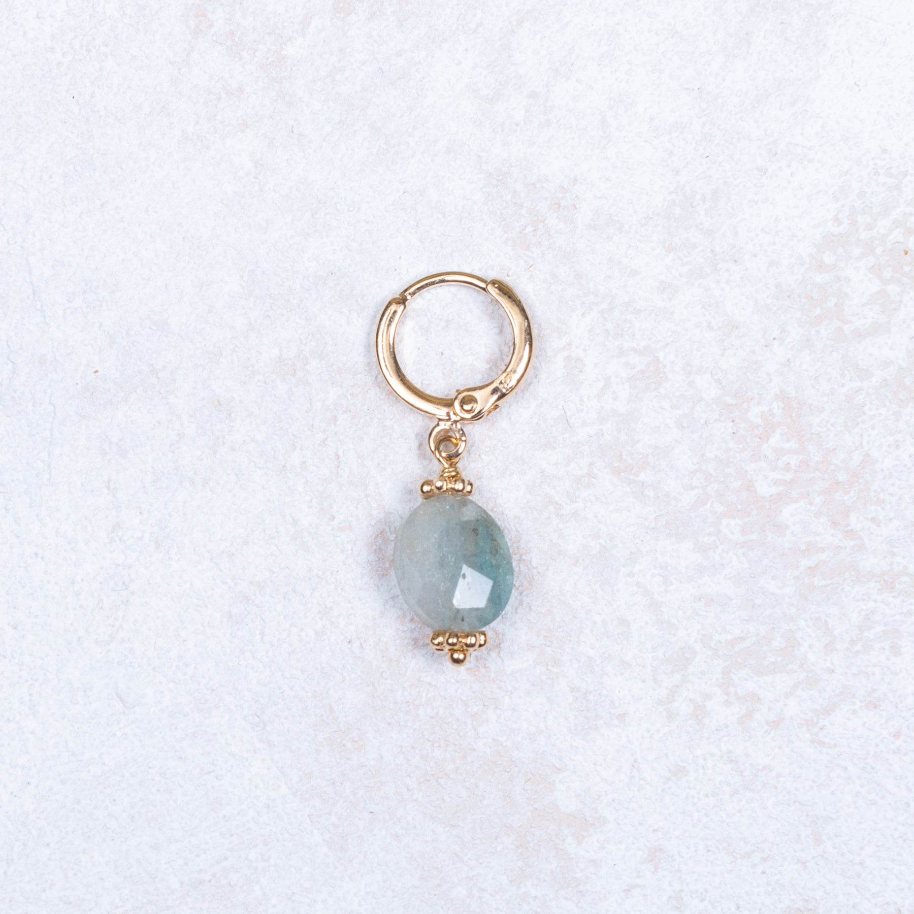 Earring Léopold – Olive – Single
