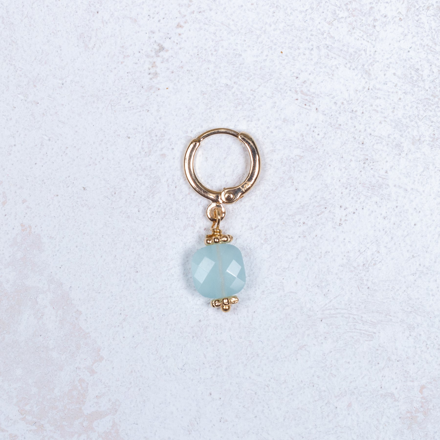 Earring Léo – Olive – Single