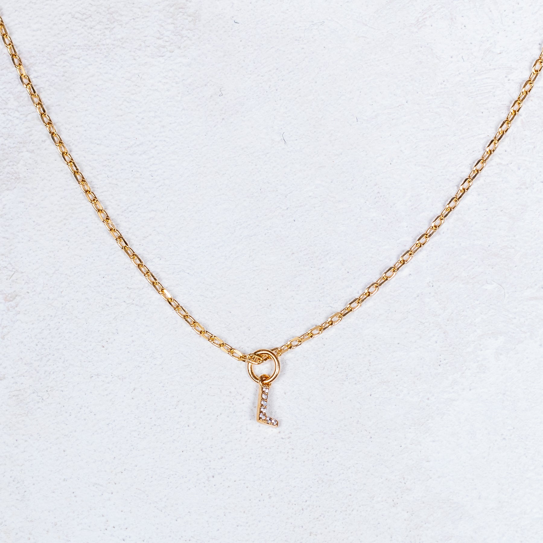 Collana con iniziale - Modello piccolo
