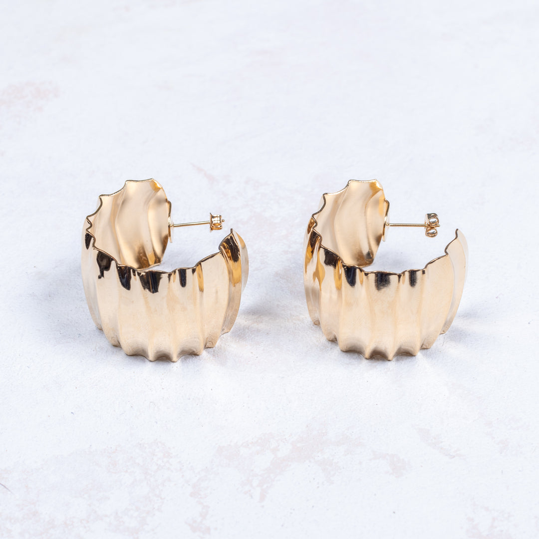 Solène Earrings - Textured