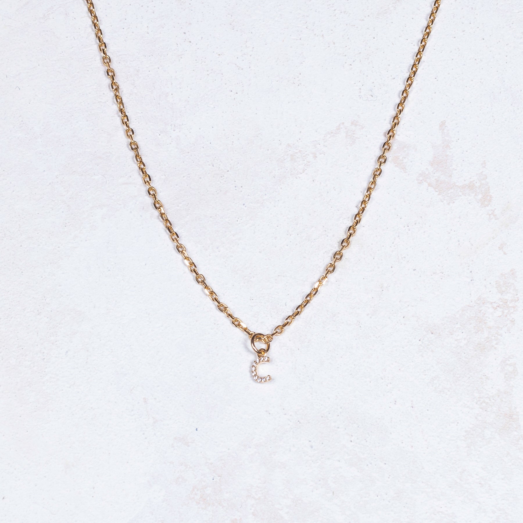 Collana con iniziale - Modello piccolo