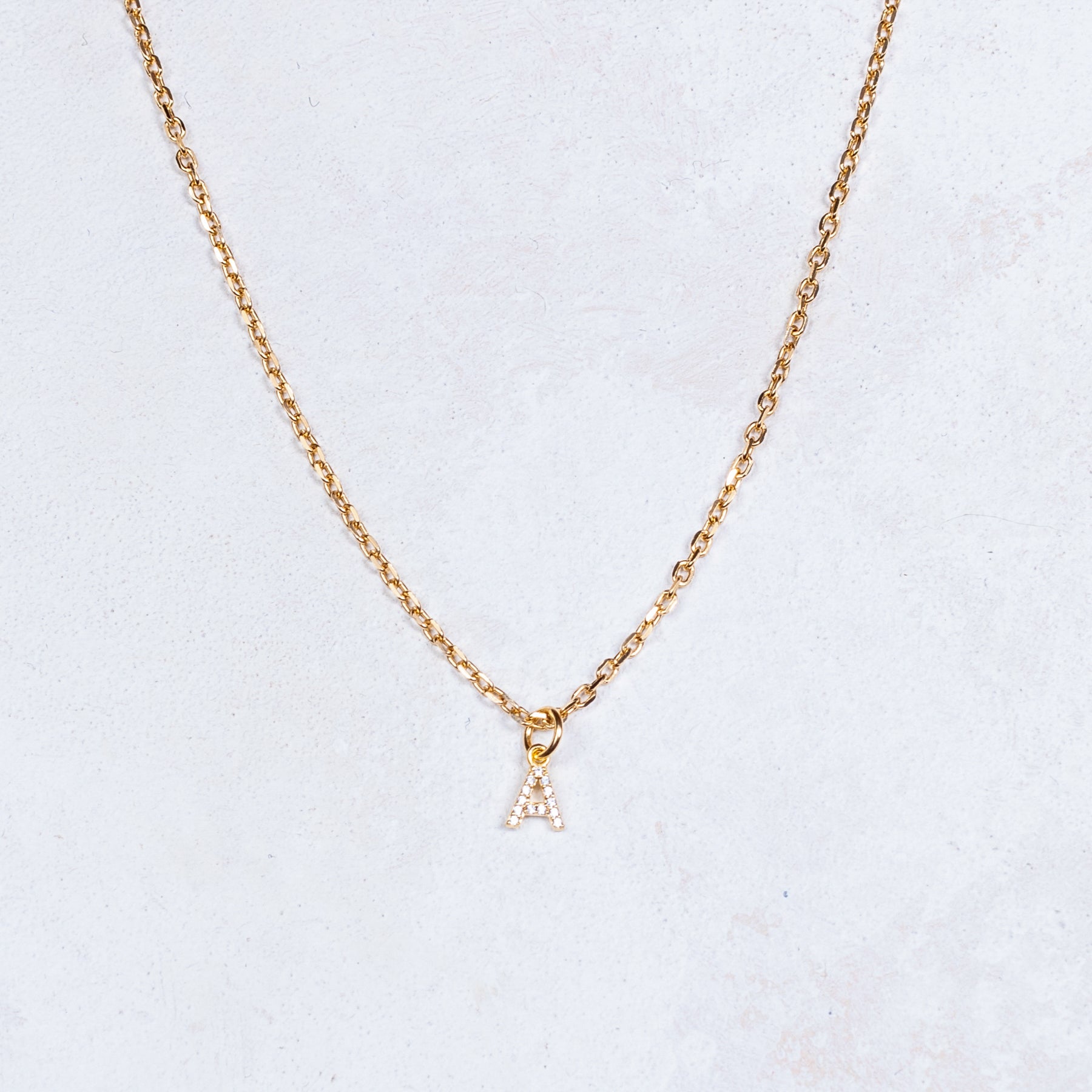 Collana con iniziale - Modello piccolo