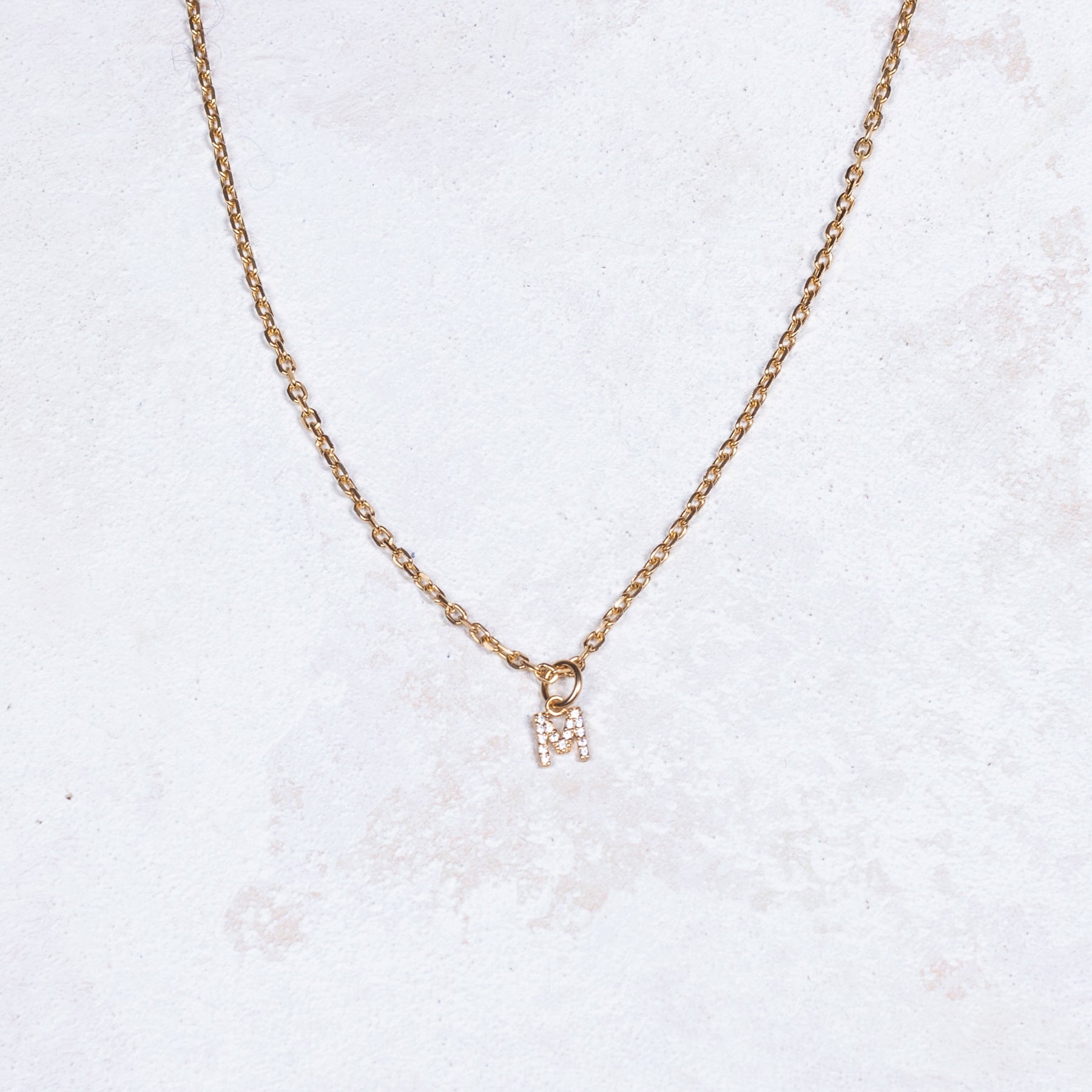 Collana con iniziale - Modello piccolo