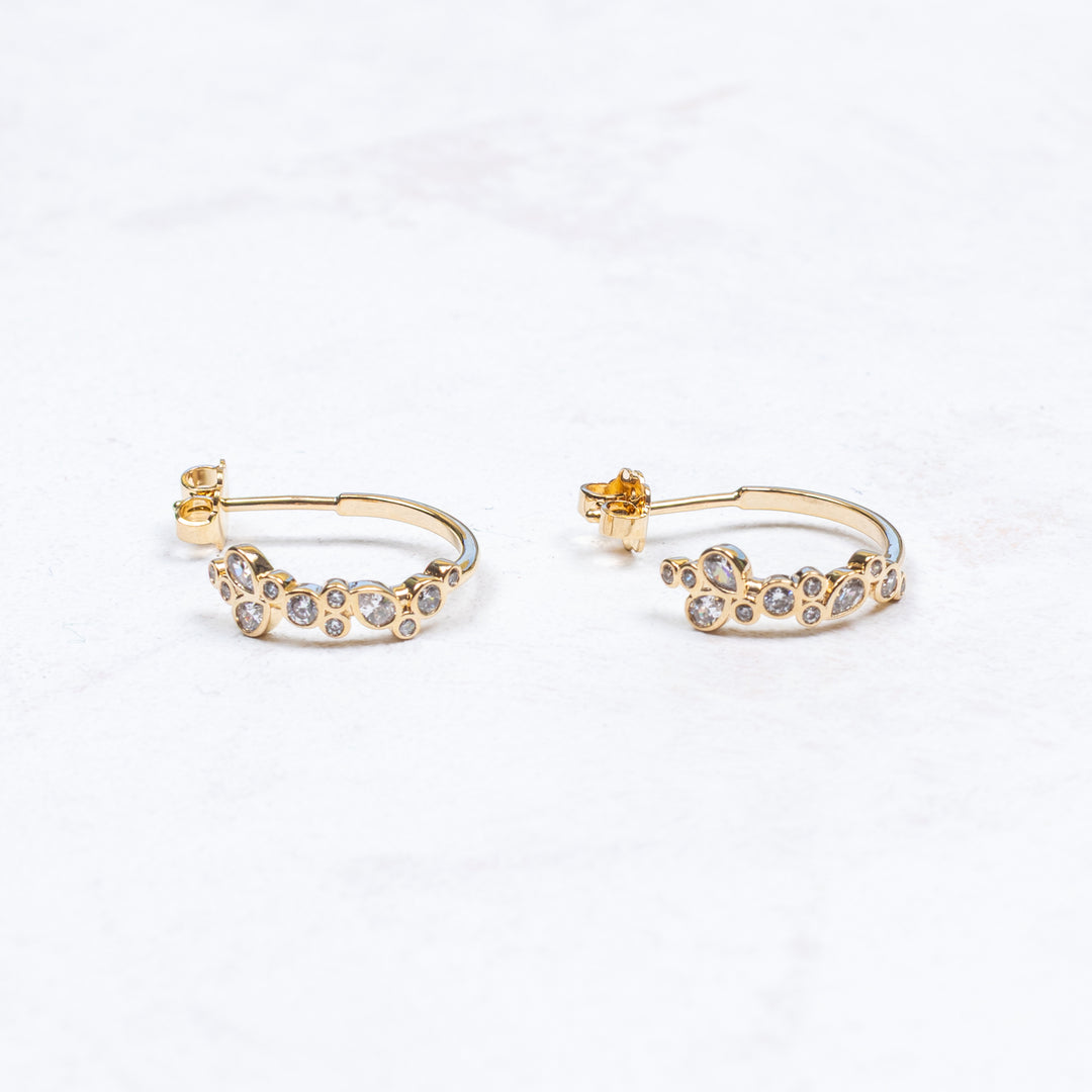 Boucles d'oreilles Elyna - Créoles