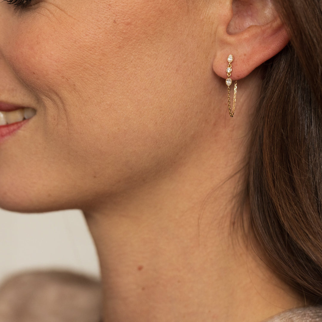 Boucles d'oreilles Elyna - Dormeuses
