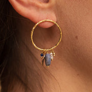 Boucles d'oreilles Manon - Marine