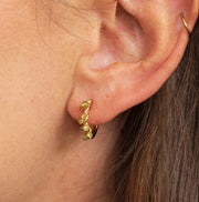 Boucles d'oreilles Zoé - Grand Modèle - Olive