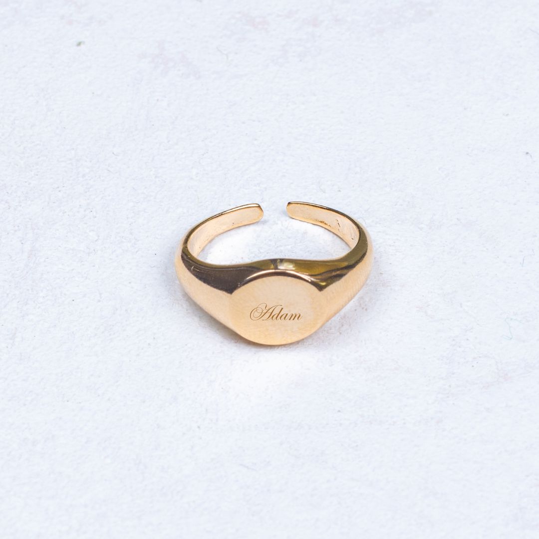 Firmin Ring - Adjustable Size - Personalized