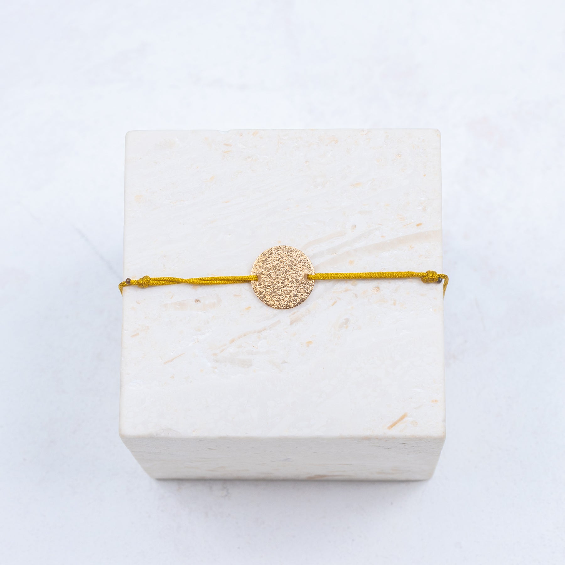 Armband Émile – Personalisierbar – Senfgelb