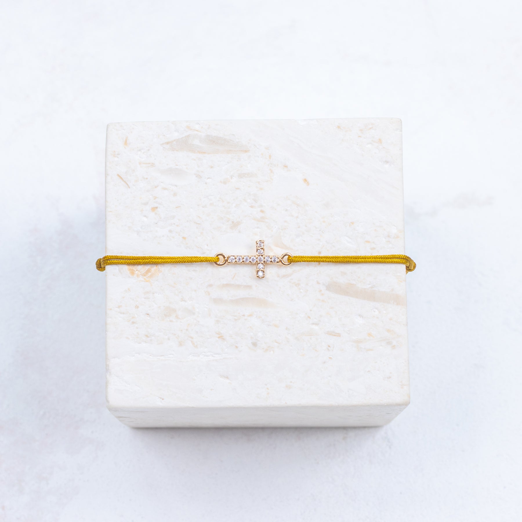 Pulsera Jeanne - Amarillo mostaza
