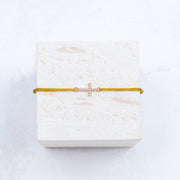 Bracelet Jeanne - Jaune moutarde