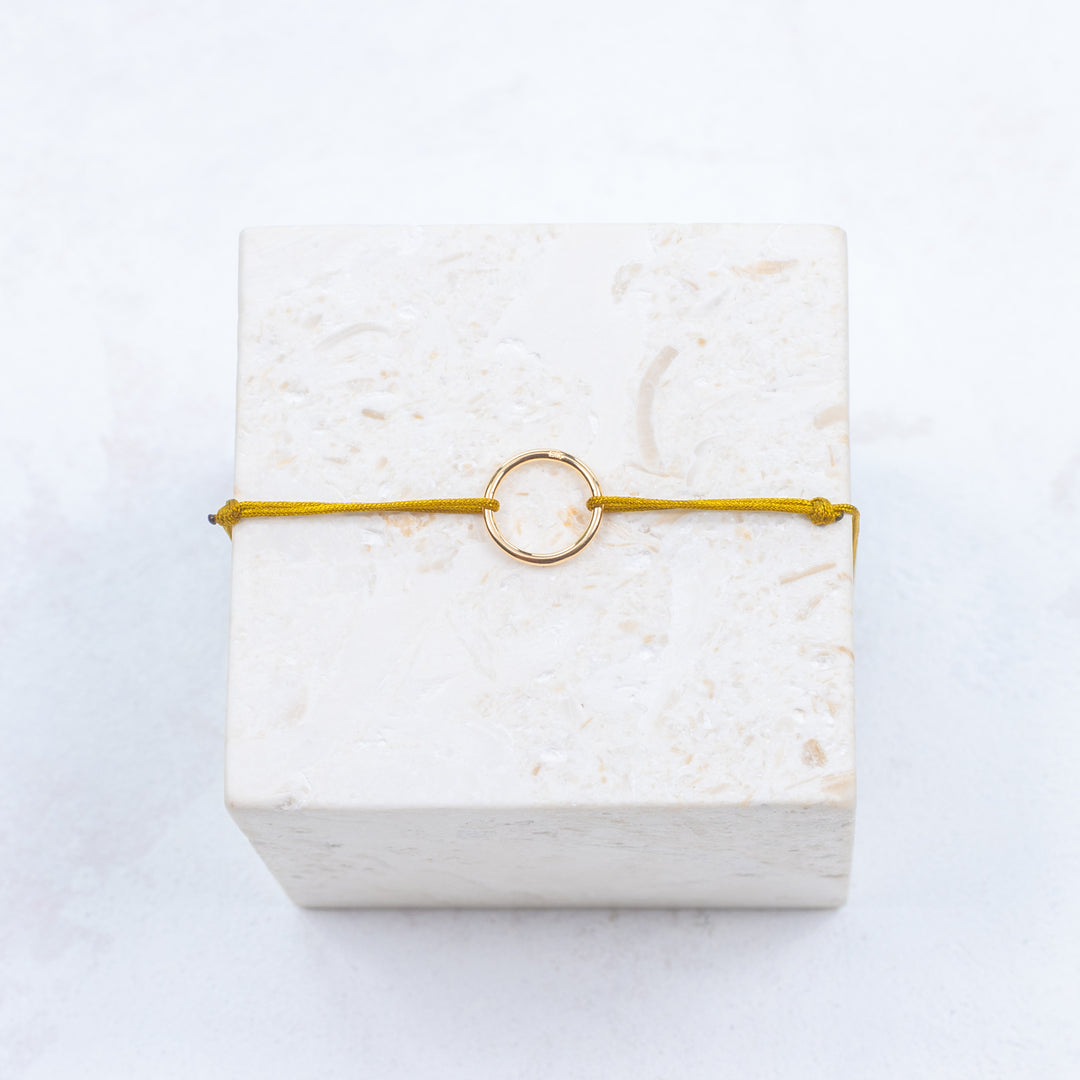 Bracelet Léna - Jaune moutarde