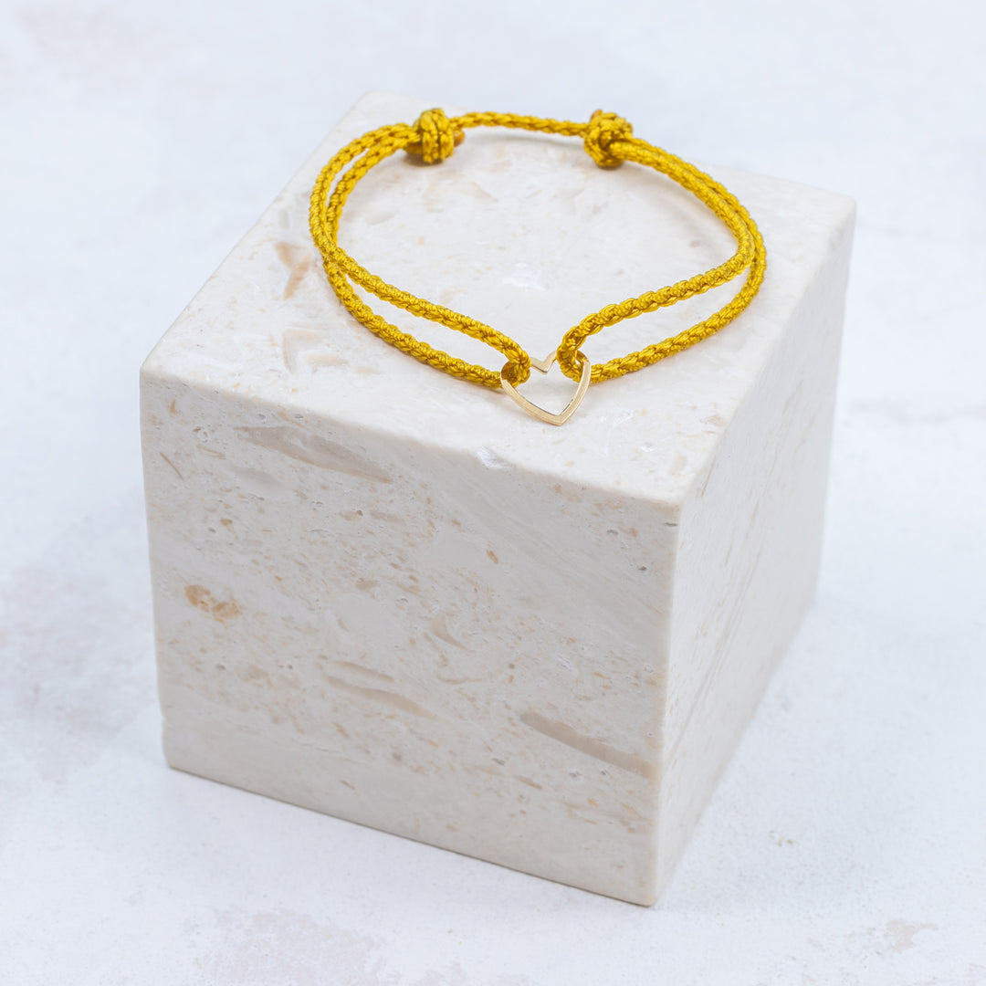 Bracelet Romy - Jaune moutarde