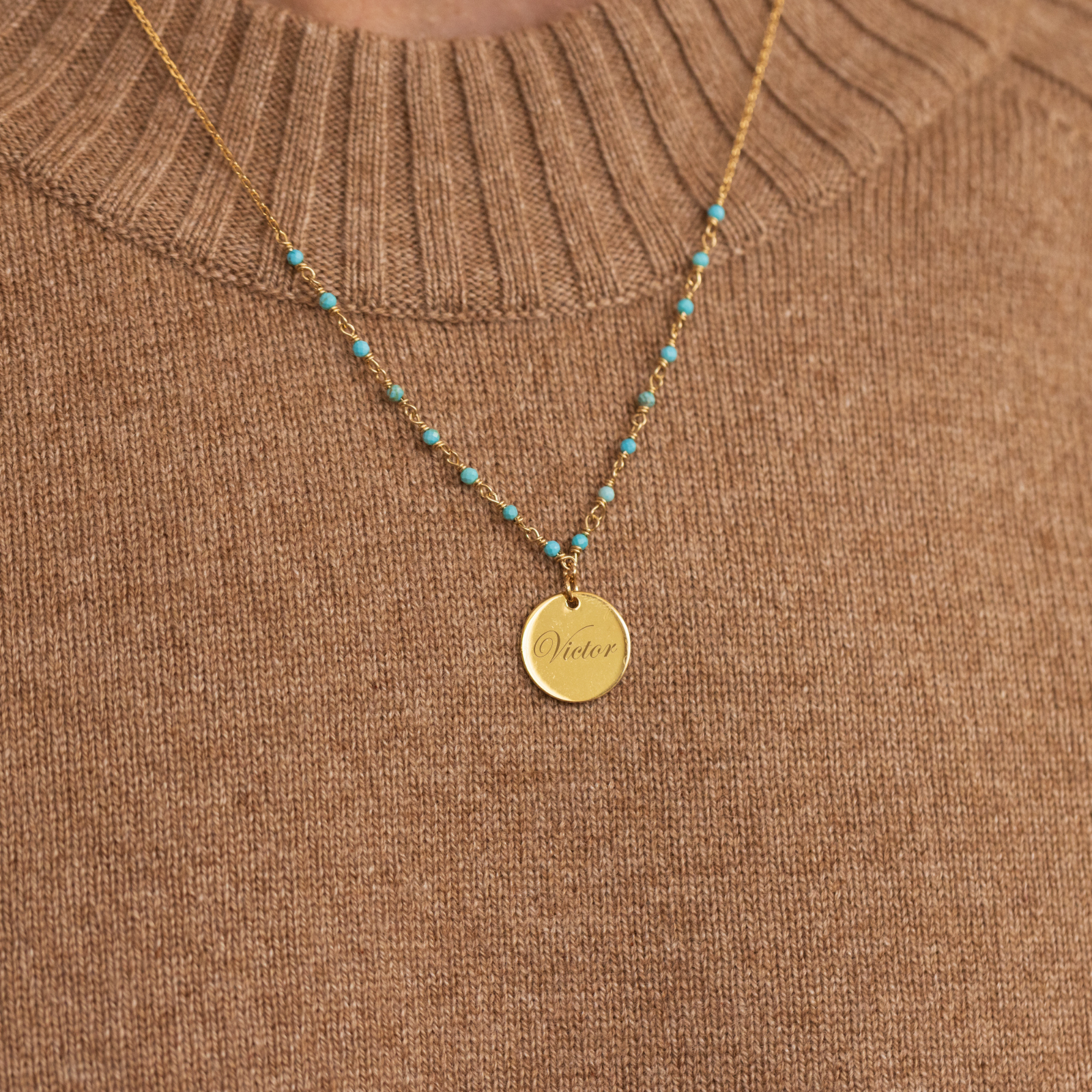 Collana Capucine - Turchese - Personalizzabile