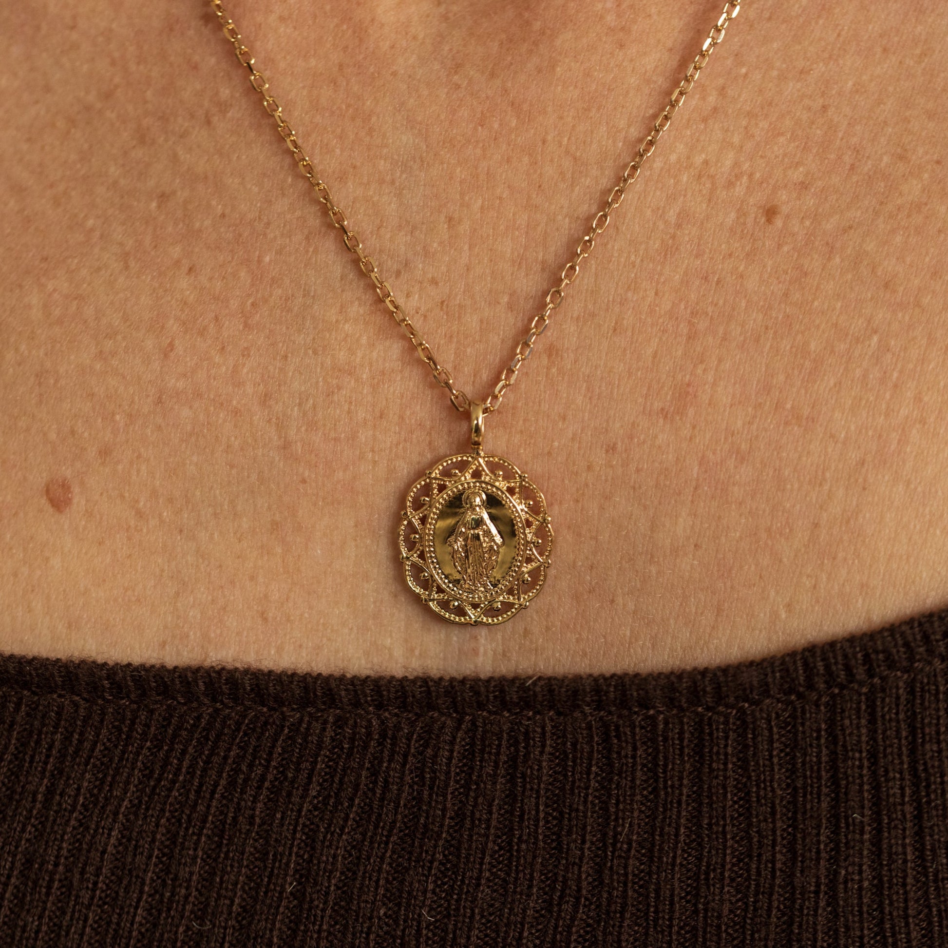 Collana Vergine Miracolosa - Modello grande