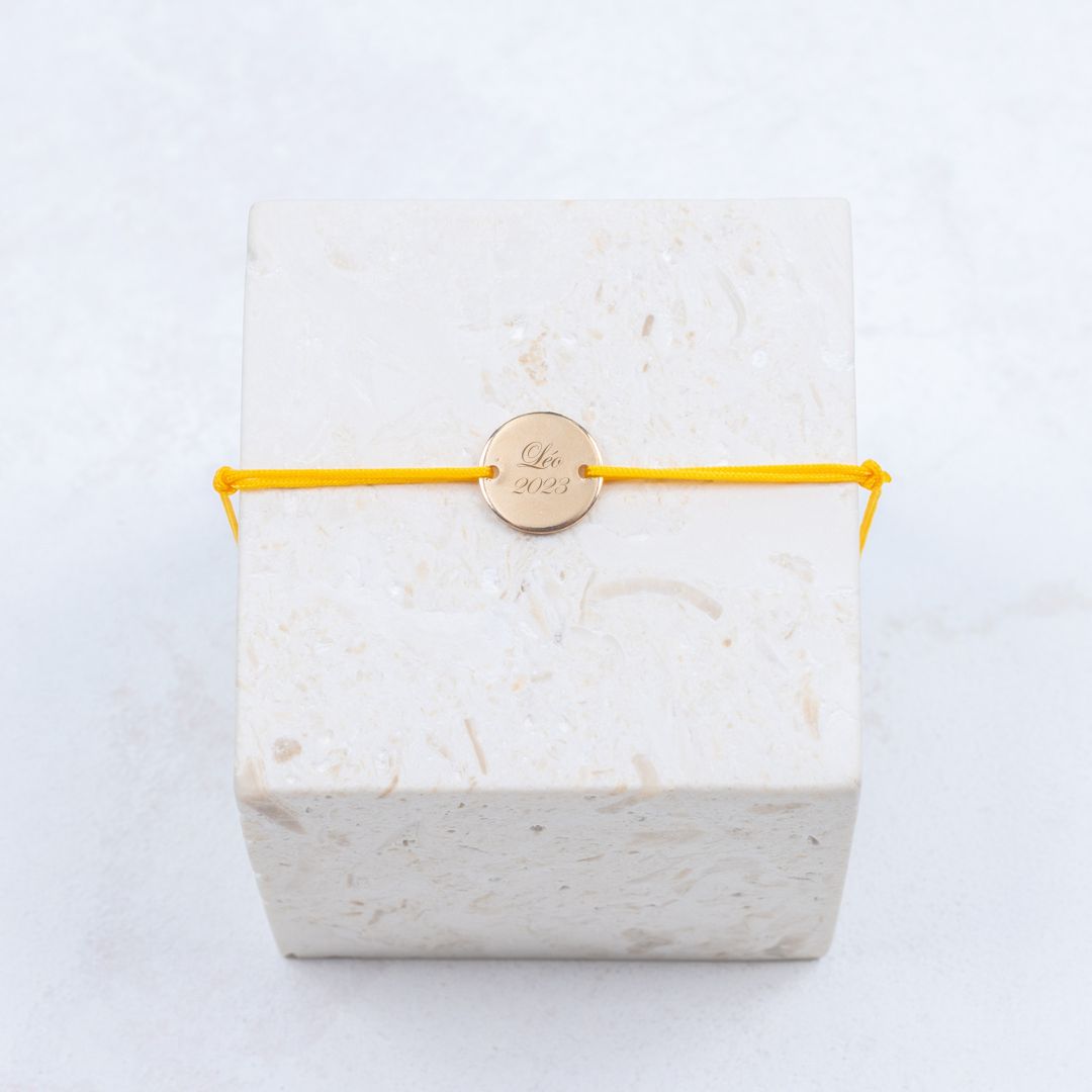 Bracciale Émile - Personalizzabile - Giallo