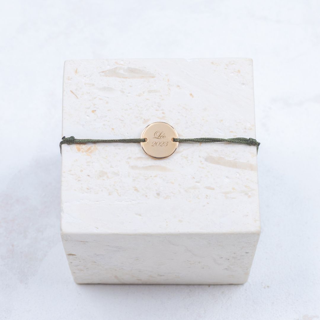 Bracciale Émile - Personalizzabile - Kaki