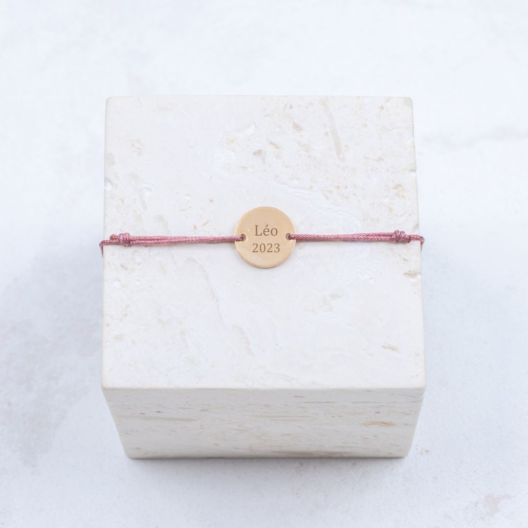 Bracciale Émile - Personalizzabile - Rosa